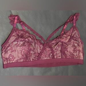 Torrid Burgundy Lace Bralette